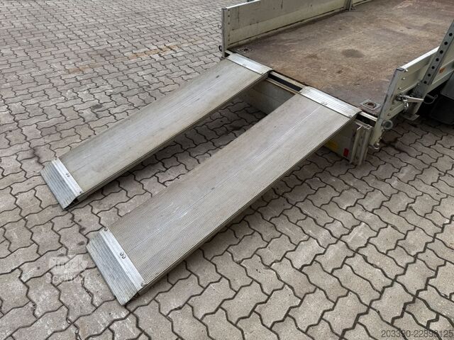 Zema kravnes piekabe KOCH Baumaschinenanhänger / Rampen / TÜV Januar 2027