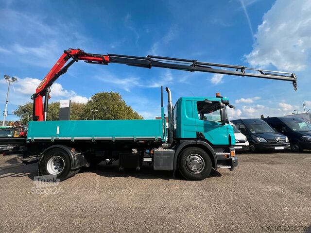 Valník SCANIA P320 Kipper Funk-Kran PK11002*36Tkm*Euro6*AHK*