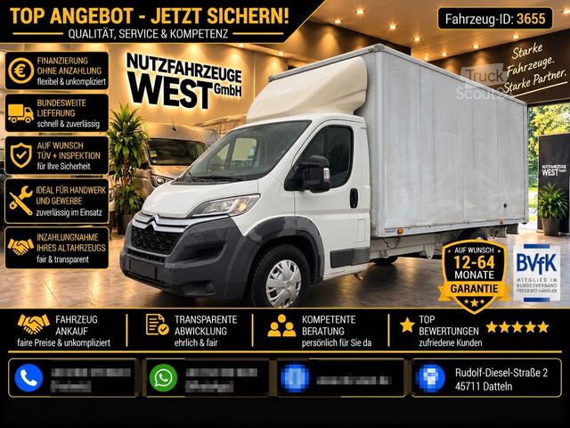 Vrachtwagen met bakwagen Citroën Jumper Maxi XXL Koffer*Garantie*TÜV neu*Klima*