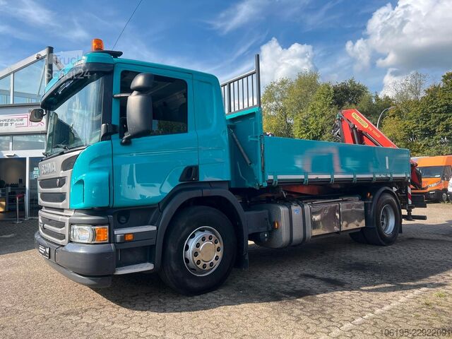 Jeřáb na nákladním automobilu SCANIA P320 Kipper Funk-Kran PK11002*36Tkm*Euro6*AHK*