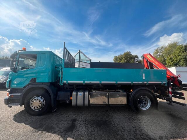 Jeřáb na nákladním automobilu SCANIA P320 Kipper Funk-Kran PK11002*36Tkm*Euro6*AHK*