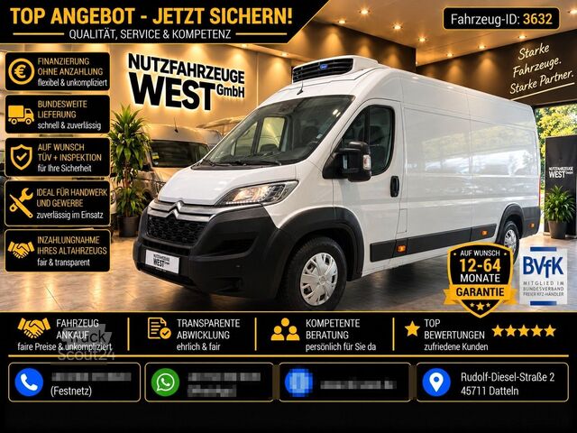 Koelwagen met geïsoleerde laadbak Citroën Jumper L4H2 Kühl/TK*Carrier*2 Zonen*Standkühlung