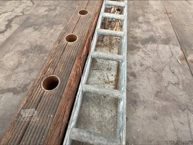 مقطورة مفتوحة مع غطاء قماشي ACKERMANN-FRUEHAUF 1achs Pritsche - Edscha, Schiebeplane