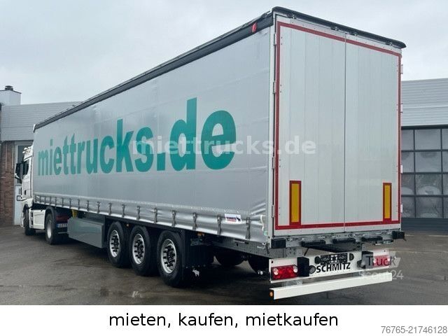 Semirimorchio con telone SCHMITZ CARGOBULL SCS 24/L 13.62 / XL Zertifikat/Liftachse/485¤mtl