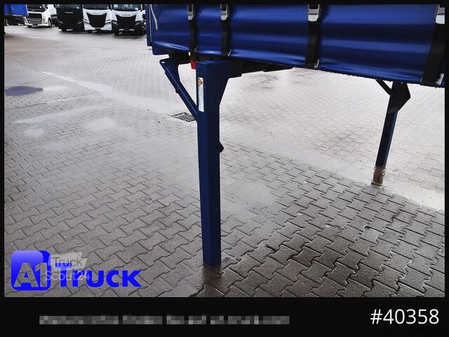 Cassone intercambiabile con pianale e telone KRONE Wechselbrücke 7,45, Code XL, Bordwand, neue Plane