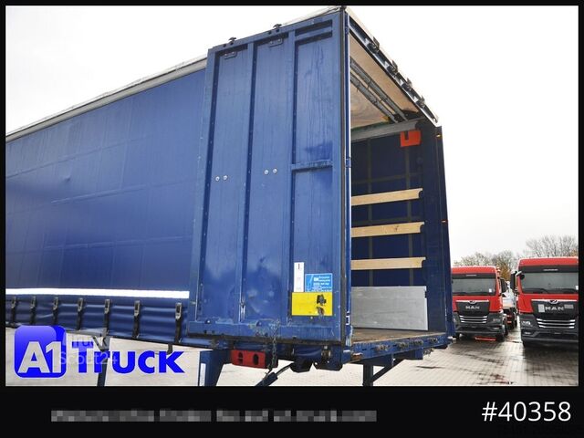 Nadwozie wymienne z platformą i plandeką KRONE Wechselbrücke 7,45, Code XL, Bordwand, neue Plane