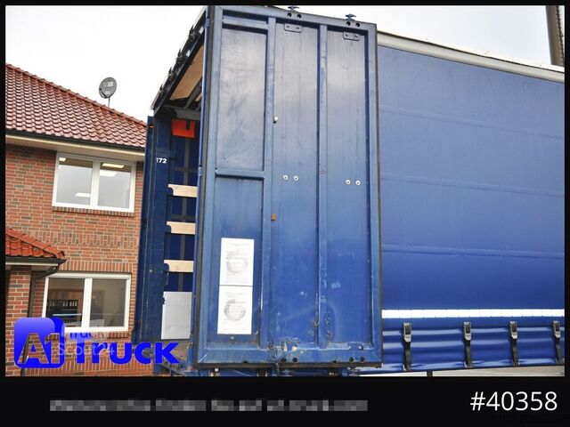 Nadwozie wymienne z platformą i plandeką KRONE Wechselbrücke 7,45, Code XL, Bordwand, neue Plane