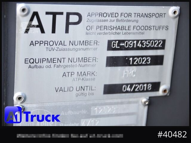 Camion frigorifique MERCEDES-BENZ 1824 LL Carrier 950 Mt, 3 Kammern, Automatik