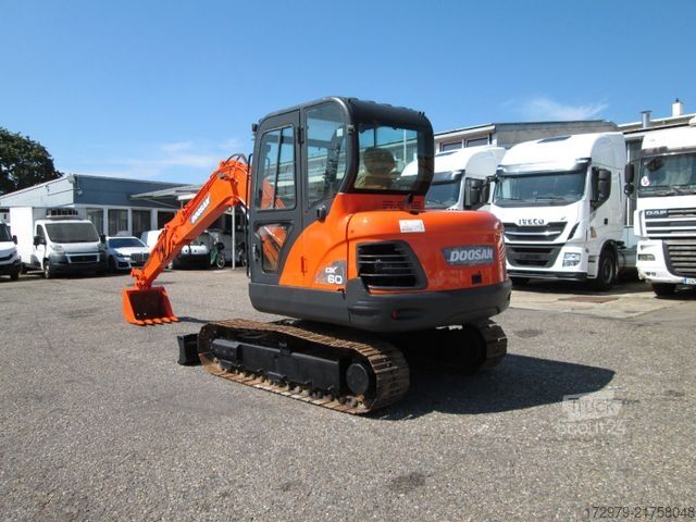 Μίνι εκσκαφέας DOOSAN DX60*38 KW*YANMAR MOTOR*