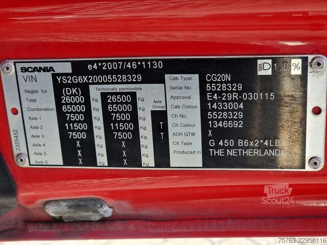 Sistema BDF Scania G 6x2*4 BDF - Retarder - Loadlift - Full air - ...