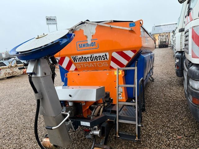 Tovornjak s kavljem za kontejnerje SCHMIDT Edelstahl Salzstreuer S80-42 8 cbm Winterdienst