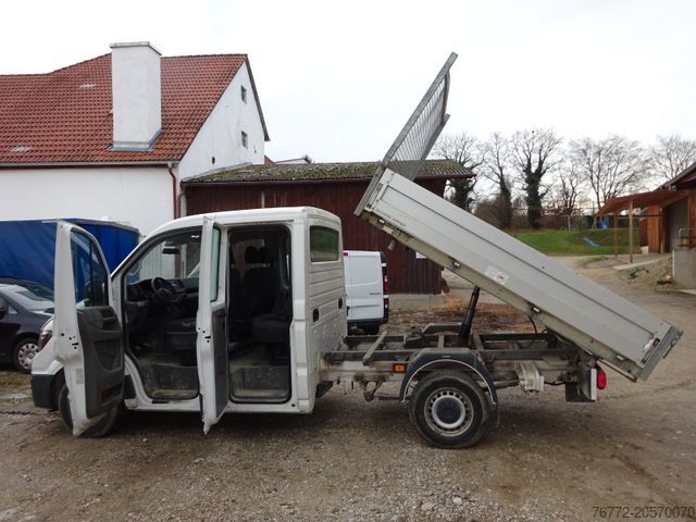 Transporter mit Kipper VOLKSWAGEN Crafter Pritsche 35 /Kipper/7 Sitze/Motorschaden