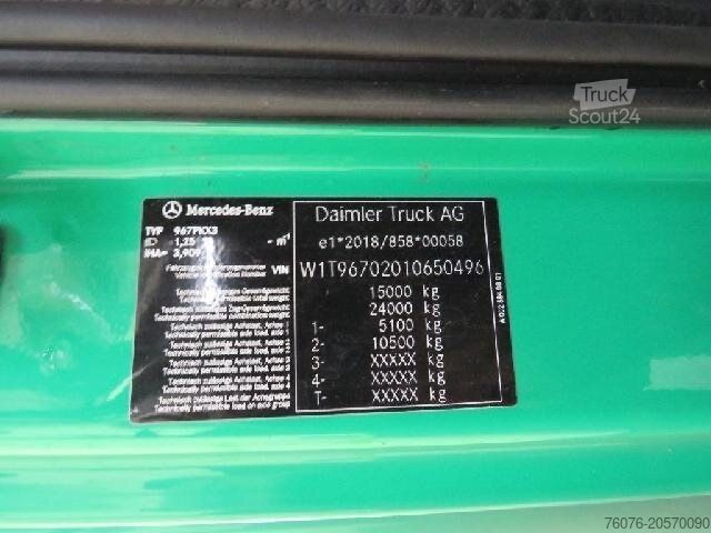 Skříňový nákladní automobil MERCEDES-BENZ Atego 1524 L 7.2 m Koffer LBW2t Seitentür Kamera