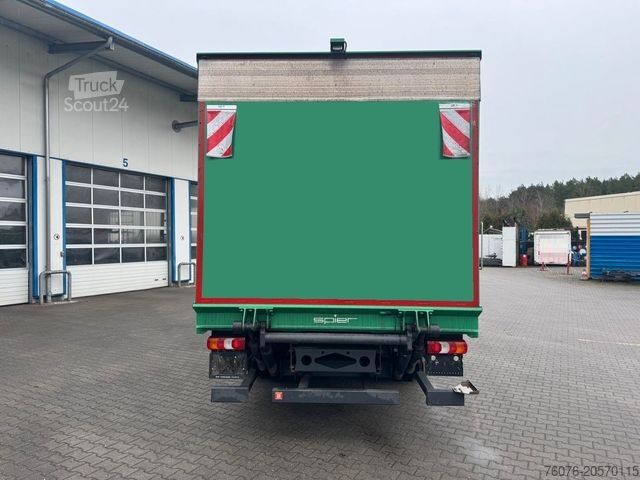 Kastes kravas automašīna MERCEDES-BENZ Atego 1524 L 7.2 m Koffer LBW2t Seitentür Kamera