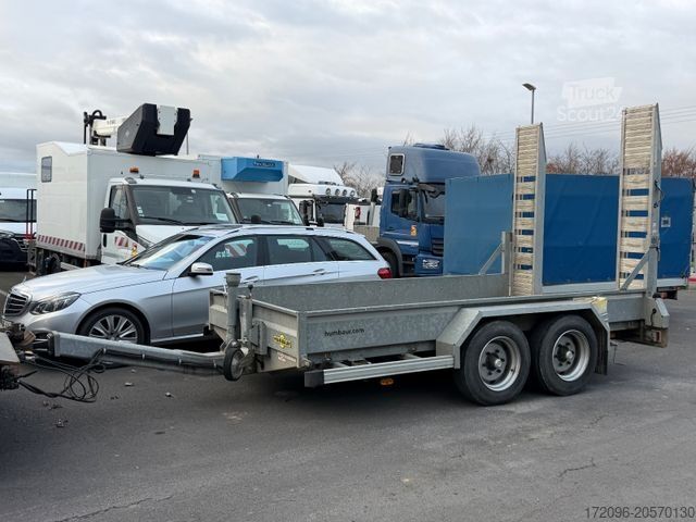 Remorque porte-engins surbaissée HUMBAUR Tandem-Tieflader HS 654020 TA-BS, Rampen, 4,9NL