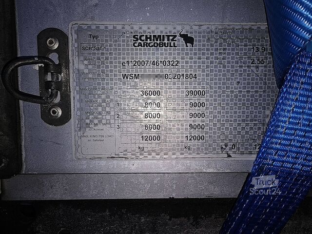 Schiebeplanen SCHMITZ MEGA