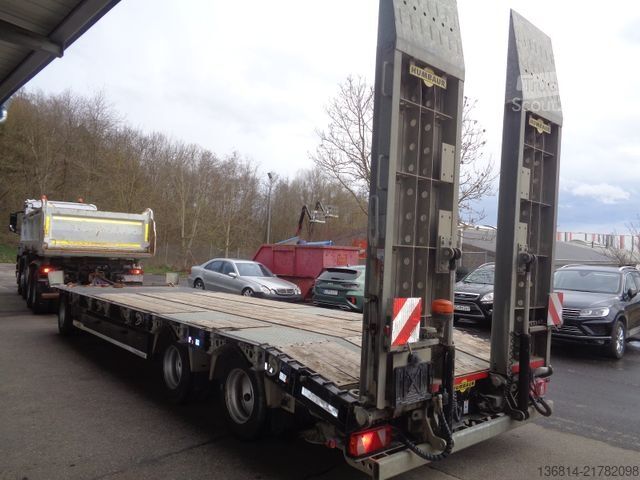 Remolque de plataforma baja HUMBAUR HTD 30 Drehschemel hydr. Rampen Verzinkt