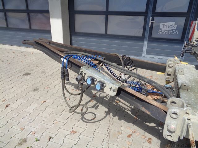 Remolque de plataforma baja HUMBAUR HTD 30 Drehschemel hydr. Rampen Verzinkt