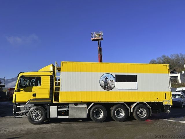 Autocarro ribaltabile MAN TGS 35.480 8x4-4*Pellets Futter*Saug+Druck Kippe