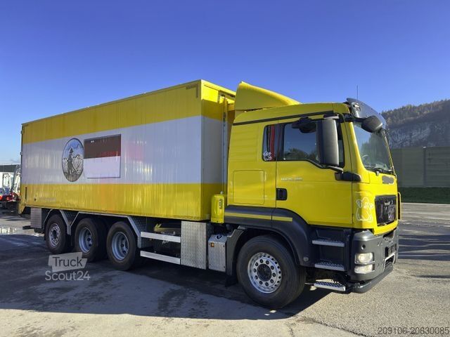 Autocarro ribaltabile MAN TGS 35.480 8x4-4*Pellets Futter*Saug+Druck Kippe