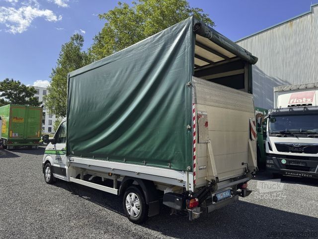 Camion bâché MAN TGE 3.180 Pritsche+Plane LBW 4x4 Allrad