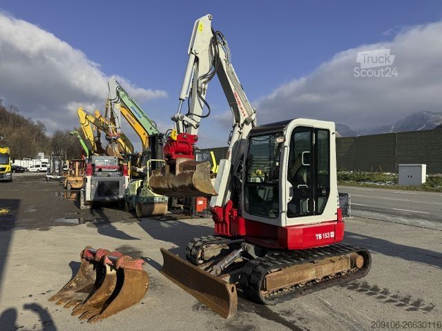 Mini ekskavatorius TAKEUCHI TB 153 FR Powertilt 3xSchaufeln