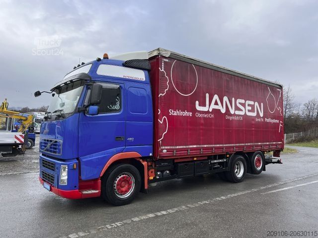 Camion plateau avec bâche VOLVO FH 6x2R 480 Pritsche+Plane+LBW *Klima*Euro 5