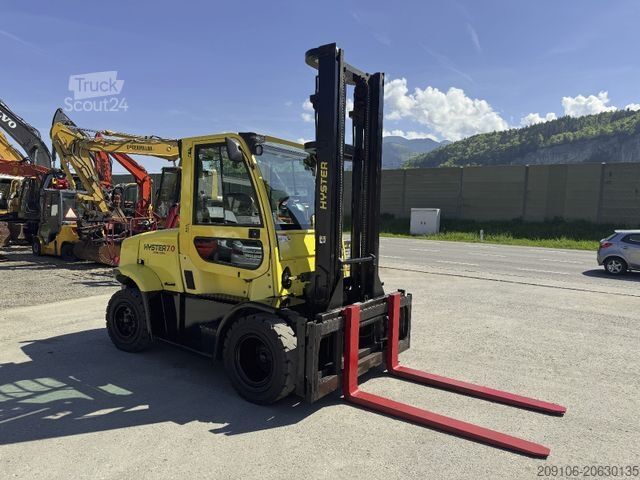 Čelni viličar HYSTER H7.0 FT Seitenschieber Zwillingsbereift