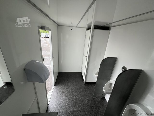 عربة دورات المياه Rosemeier EW TA-NO 4 Damen, 1 Herren + 4 Urinal Toilettenanhänger