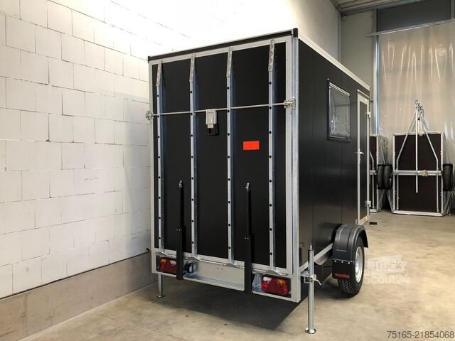 Kofferanhänger Vezeko TK B 15.30 Rampe, Tür, Fenster Kofferanhänger