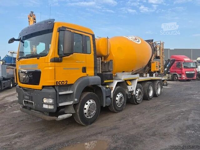 čerpadlo na betón MAN TGS 35.440 Betonmixer met geïntegreerde Schwing...