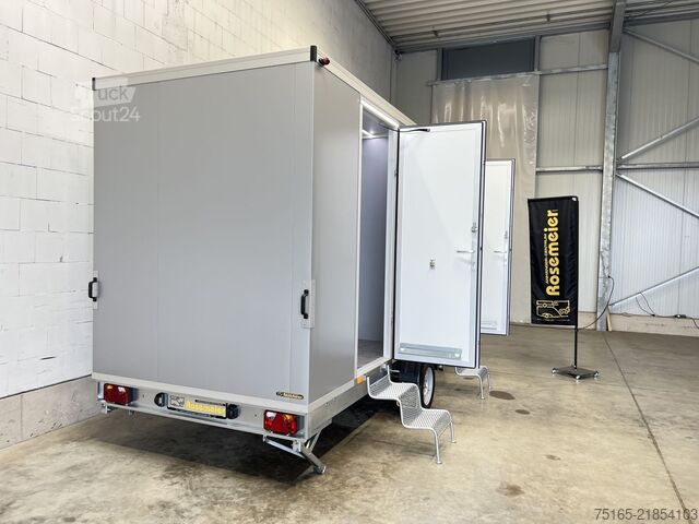 Toilettenwagen Rosemeier VE 2 Damen, 1 Herren, 2 Urinale Toilettenanhänger