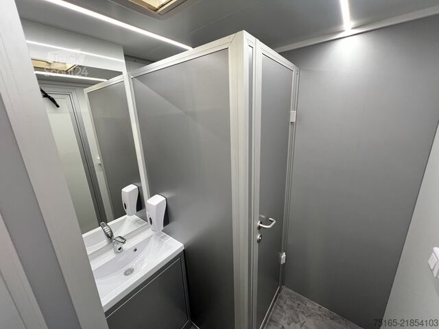 Toilettenwagen Rosemeier VE 2 Damen, 1 Herren, 2 Urinale Toilettenanhänger