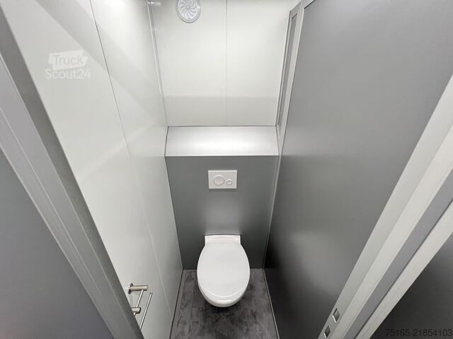 Toilettenwagen Rosemeier VE 2 Damen, 1 Herren, 2 Urinale Toilettenanhänger
