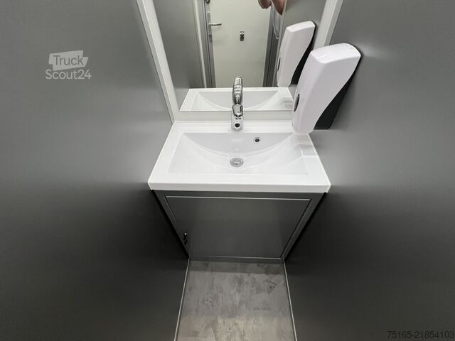 Toilettenwagen Rosemeier VE 2 Damen, 1 Herren, 2 Urinale Toilettenanhänger