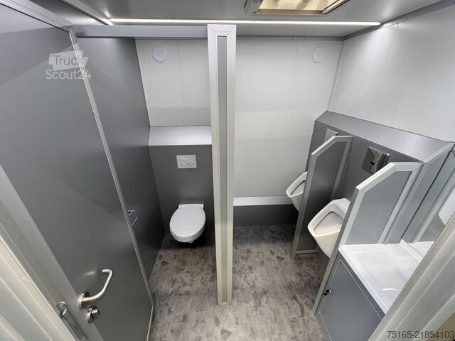 Toilettenwagen Rosemeier VE 2 Damen, 1 Herren, 2 Urinale Toilettenanhänger