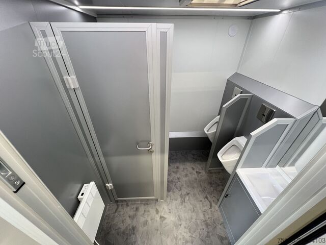 Toilettenwagen Rosemeier VE 2 Damen, 1 Herren, 2 Urinale Toilettenanhänger
