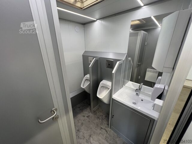 Toilettenwagen Rosemeier VE 2 Damen, 1 Herren, 2 Urinale Toilettenanhänger