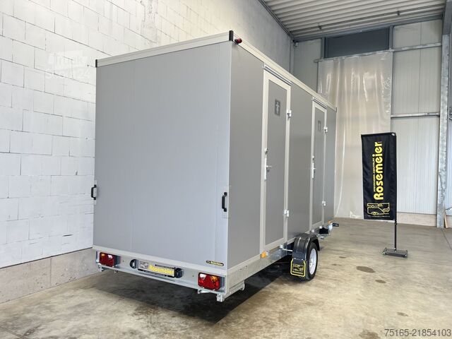Toilettenwagen Rosemeier VE 2 Damen, 1 Herren, 2 Urinale Toilettenanhänger