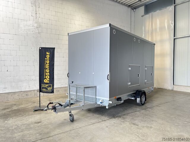 Toilettenwagen Rosemeier VE 2 Damen, 1 Herren, 2 Urinale Toilettenanhänger