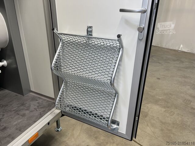 Toilettenwagen Rosemeier VE 1 Damen, 1 Herren, U SILVER Toilettenanhänger