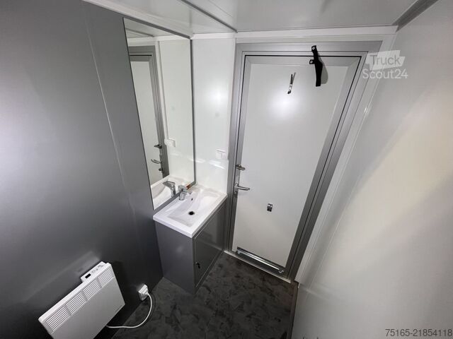 Toilettenwagen Rosemeier VE 1 Damen, 1 Herren, U SILVER Toilettenanhänger