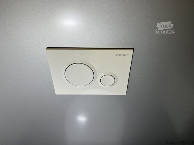 Toilettenwagen Rosemeier VE 1 Damen, 1 Herren, U SILVER Toilettenanhänger
