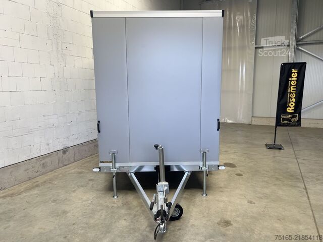 Toilettenwagen Rosemeier VE 1 Damen, 1 Herren, U SILVER Toilettenanhänger