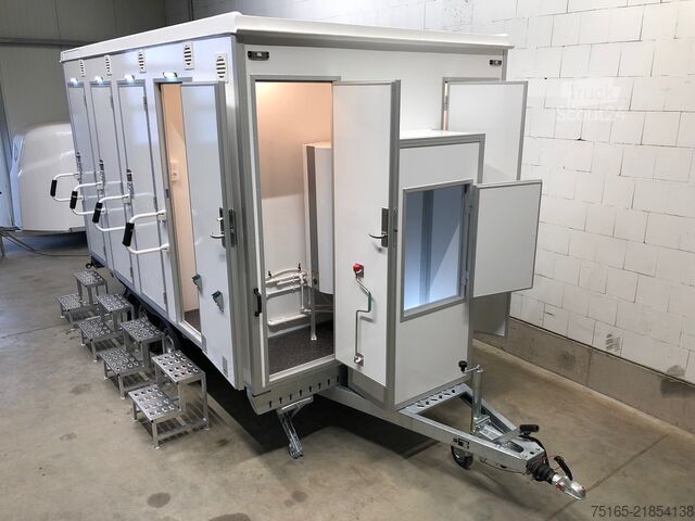 Prikolica za kupatilo i tuš Rosemeier EW TA-NO Duschwagen mit 4 Duschen Bad- und Duschanhänger
