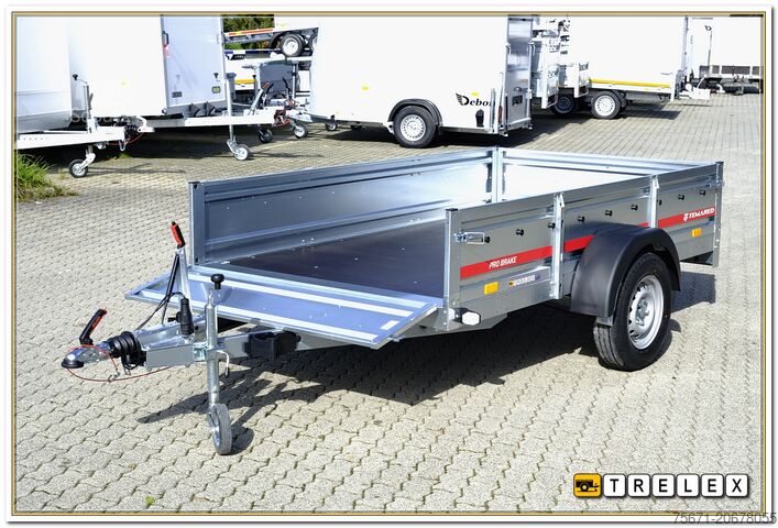 Automobilio priekaba TEMA Pro Brake 2615 1500 kg Anhänger gebremst