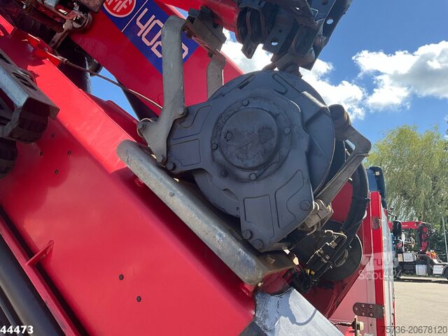 Krano sunkvežimis DAF FAQ CF 510 8x2 Euro 6 HMF 40 Tonmeter laadkraan...