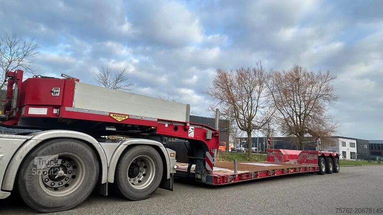 Žemas krautuvas Broshuis 3 asser | pendel x | gieksleuf | 6 m uitschuif...