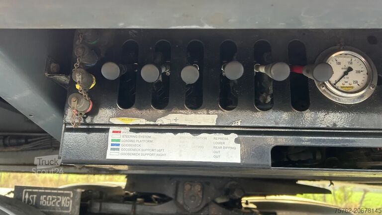 Žemas krautuvas Broshuis 3 asser | pendel x | gieksleuf | 6 m uitschuif...