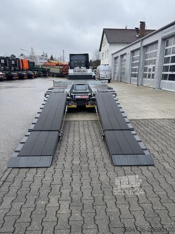 Low loader semitrailer GOLDHOFER STZ-L 6 (245) A ausziehbar gelenkt